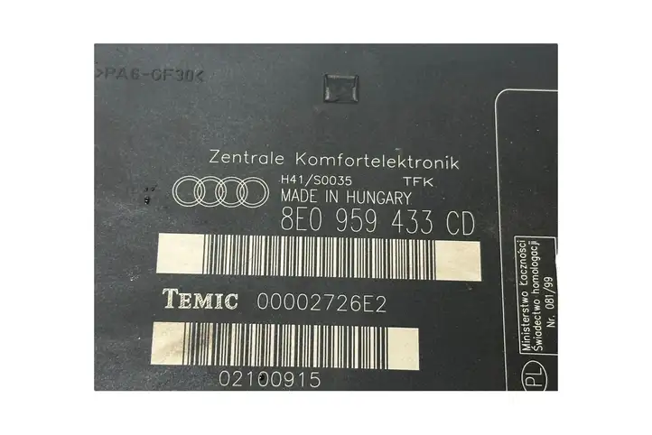 Audi A4 S4 B7 8E 8H (2004 - 2009) 8E0959433CD Модуль комфорта — фото 5