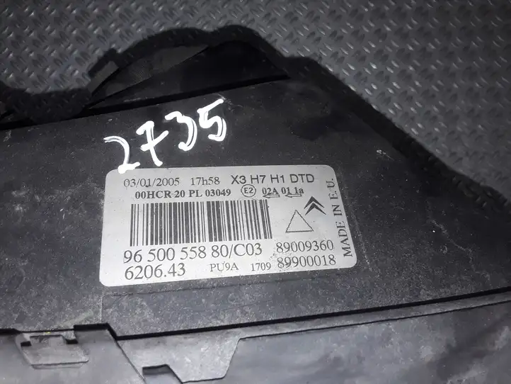Citroen C5 (2004 - 2008) 89009360 Передняя фара — фото 4