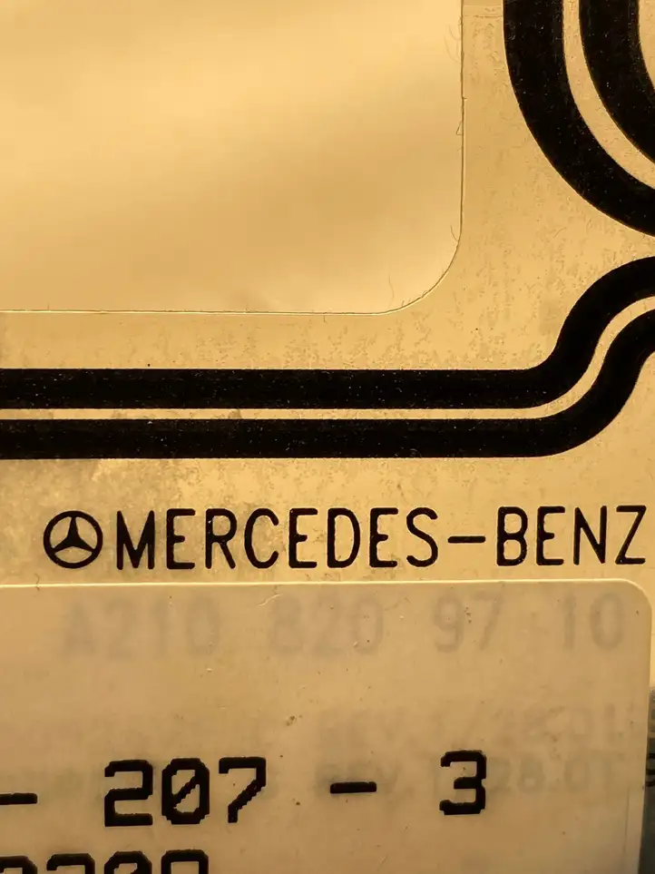 Mercedes-Benz E W210 (1995 - 2002) A2108209710 Датчик занятости сиденья — фото 3