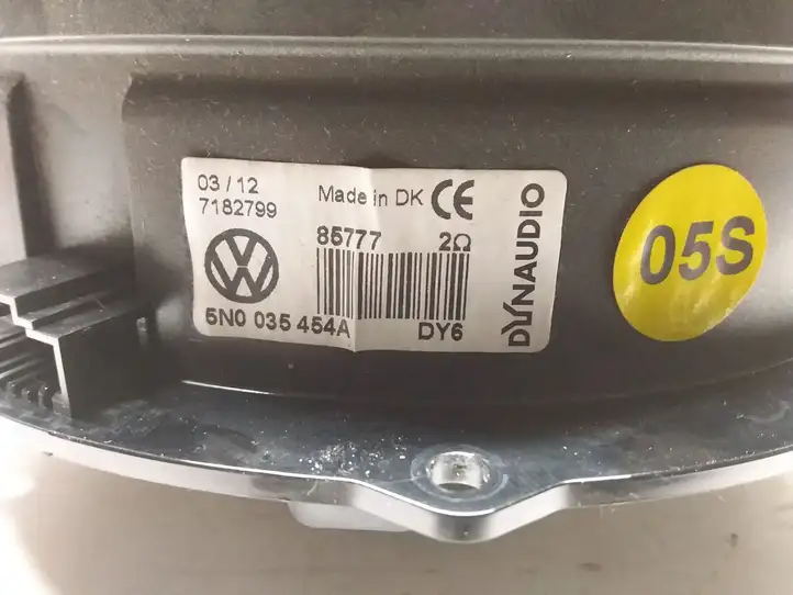 Volkswagen Sharan (2010 - 2015) 5N0035454A Динамики передних дверей — фото 2