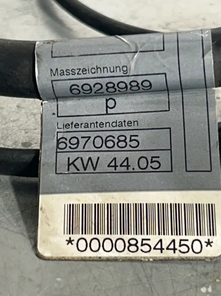 BMW 3 E90 E91 (2005 - 2012) 6928989 Минусовой провод аккумулятора — фото 5