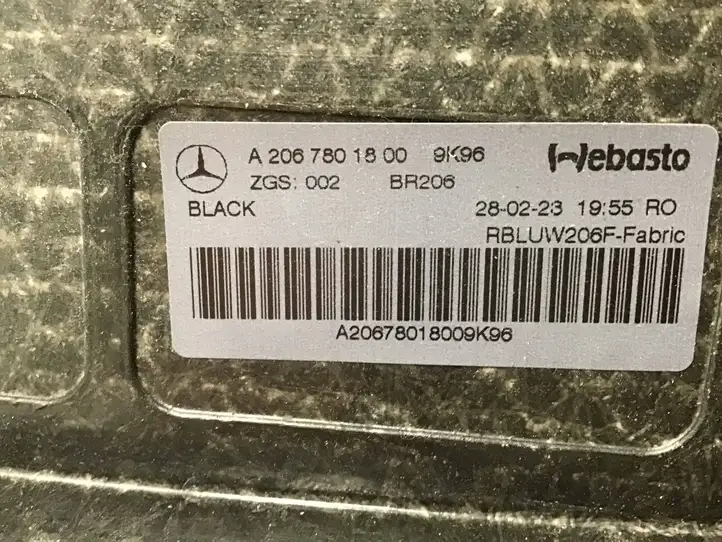 Mercedes-Benz E W213 (2016 - ) A2136908506 Комплект потолочной обшивки — фото 15