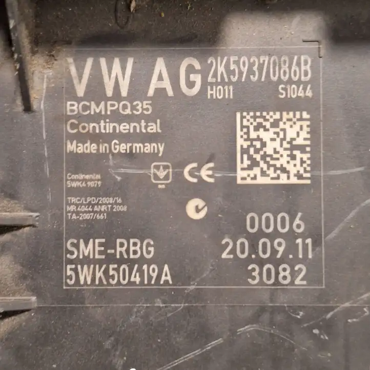 Volkswagen Caddy (2010 - 2015) 2K5937086B Модуль комфорта — фото 4