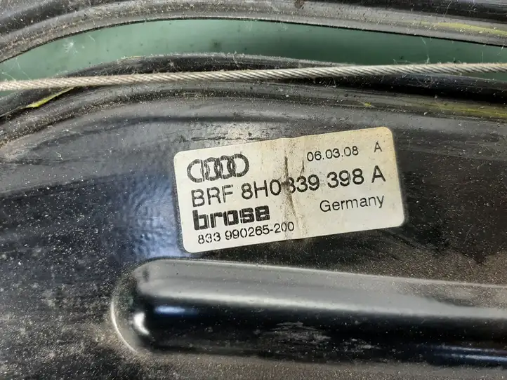 Audi A4 S4 B6 8E 8H (2000 - 2006) 8H0839398A Стеклоподъемник передней двери (комплект) — фото 6