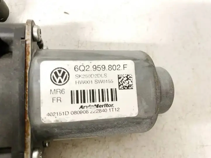 Skoda Fabia Mk2 (5J) (2007 - 2014) 6q2959802f Стеклоподъемник задней двери — фото 3