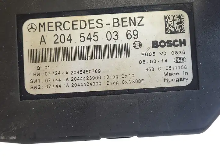 Mercedes-Benz C W204 (2007 - 2014) A2045450369 Блок предохранителей — фото 5