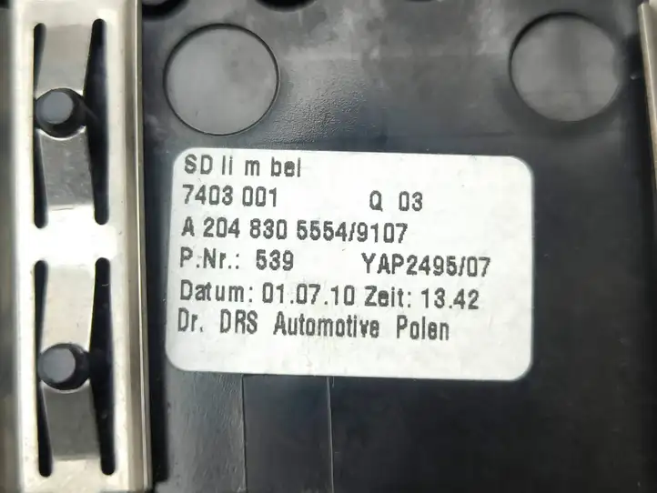 Mercedes-Benz GLK X204 (2008 - 2016) A2048305554 Боковой воздушный дефлектор — фото 2