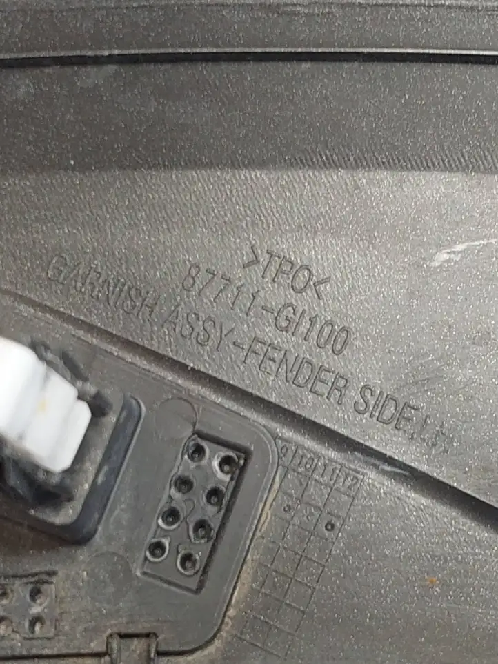 Hyundai Ioniq 5 (2021 - ) 87711-GI100 Молдинг крыла — фото 2