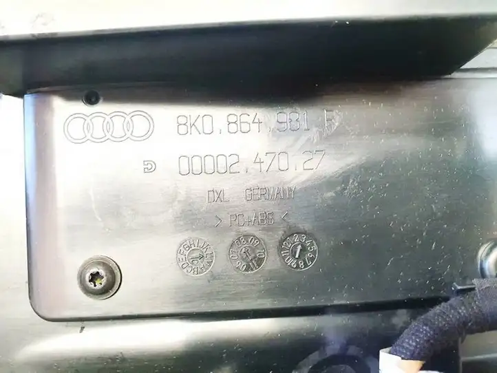 Audi A4 S4 B8 8K (2007 - 2011) 8k0864981f Прочие детали салона — фото 3