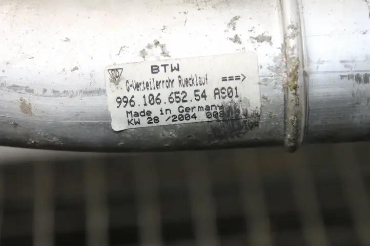 Porsche Boxster 986 (1996 - 2004) 99610665254 Шланги системы охлаждения — фото 6