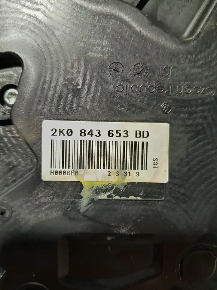Volkswagen Caddy (2010 - 2015) 2K0843653BD Замок раздвижной двери — фото 3