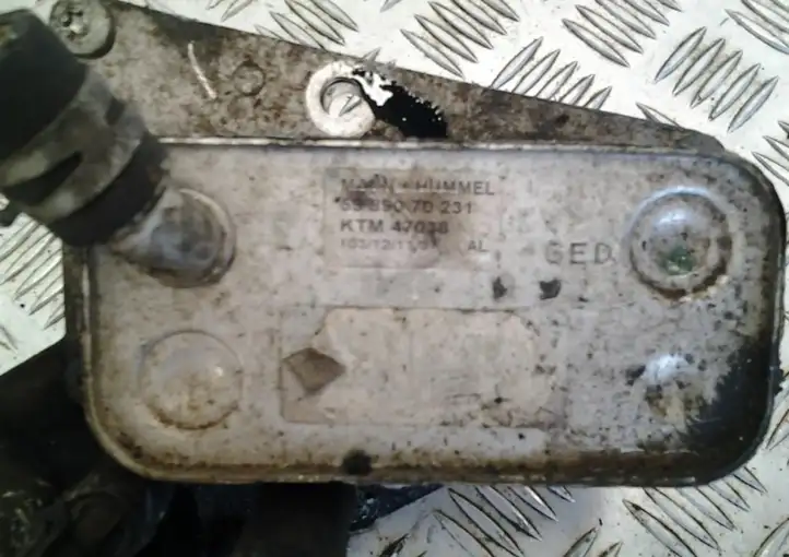 Opel Astra H (2004 - 2009) 5989070231 Кронштейн масляного фильтра — фото 3