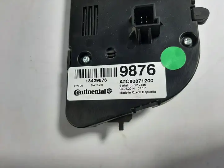 Opel Zafira C (2014 - 2016) 13429876 Управление климат контролем — фото 4