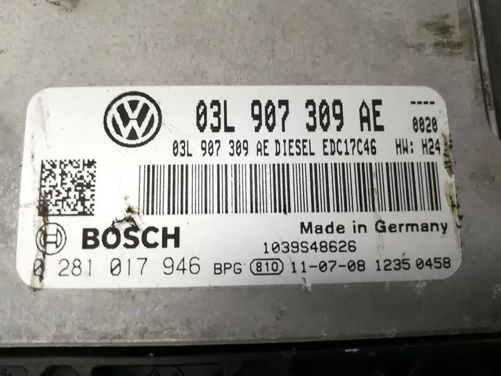 Volkswagen Tiguan (2007 - 2011) 03L907309AE Блок управления двигателем (ЭБУ) — фото 2
