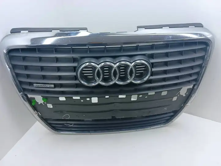 Audi A8 S8 D3 4E (2002 - 2005) 4E0853653 Верхняя решетка радиатора — фото 1