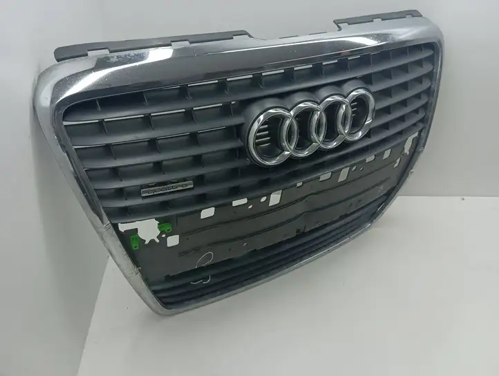 Audi A8 S8 D3 4E (2002 - 2005) 4E0853653 Верхняя решетка радиатора — фото 6