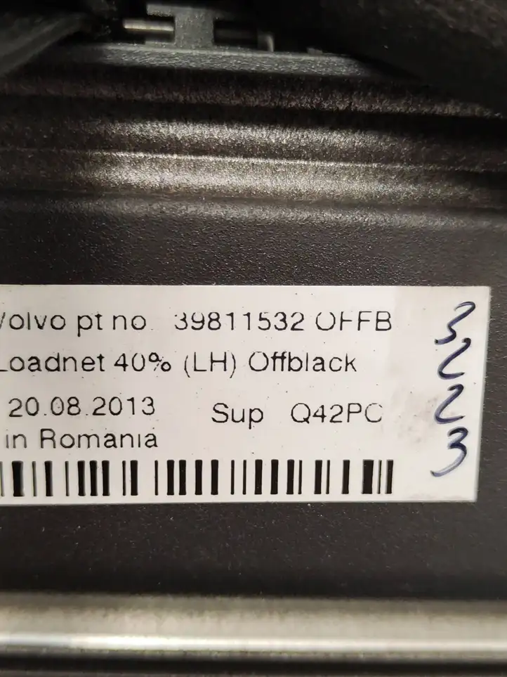 Volvo V60 (2013 - 2018) 39811532 Шторка багажника (сетка) — фото 9