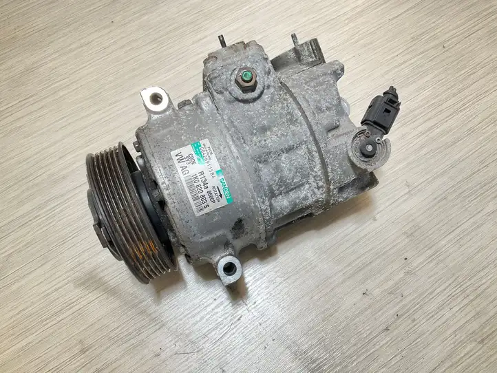 Volkswagen Touran I (2003 - 2010) 1K0820803S Компрессор (насос) кондиционера воздуха — фото 3