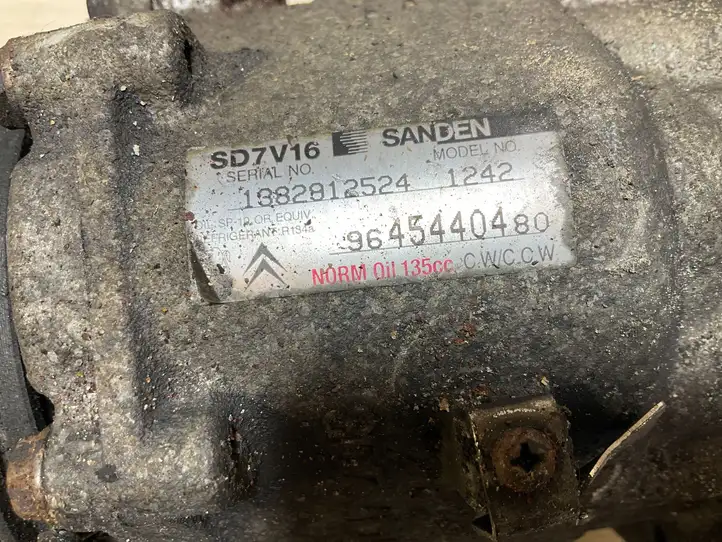Citroen Xsara Picasso (1999 - 2012) 9645440480 Компрессор (насос) кондиционера воздуха — фото 1
