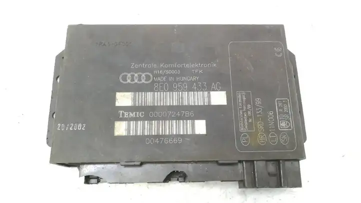Audi A4 S4 B6 8E 8H (2000 - 2006) 8E0959433AG Модуль комфорта — фото 1