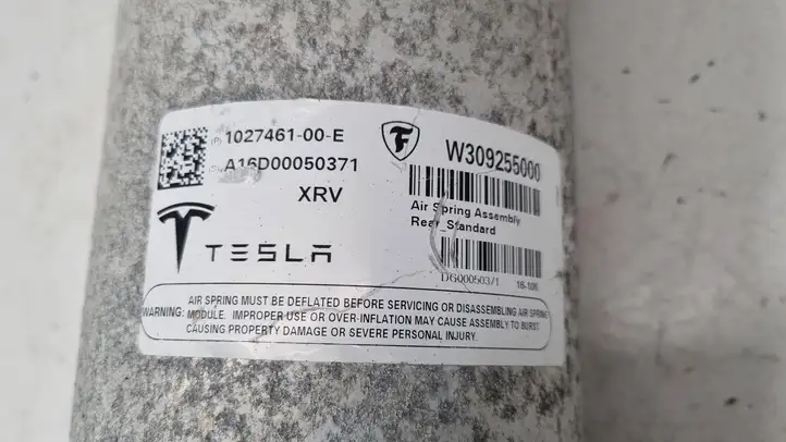 Tesla Model X (2015 - 2021) 102746100E Задний амортизатор (пневмоподвеска) — фото 6