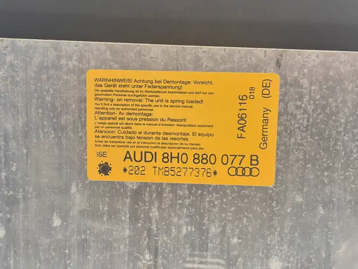 Audi A4 S4 B7 8E 8H (2004 - 2009) 8H0880077B Система защиты от опрокидывания — фото 6
