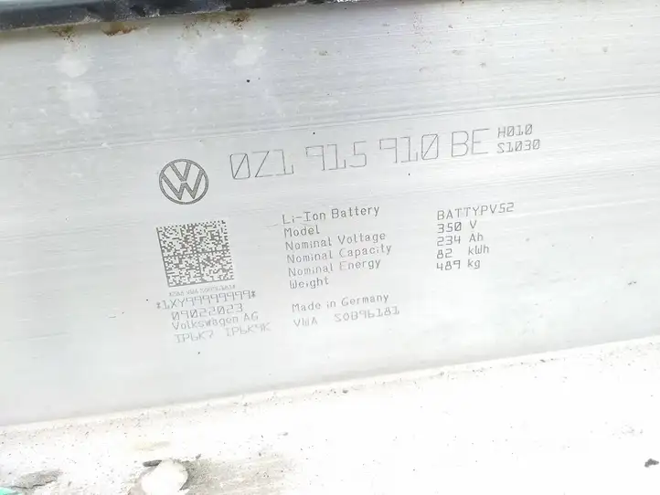 Volkswagen ID.3 (2019 - ) 0Z1915910BE Аккумулятор гибридного / электрического автомобиля — фото 10