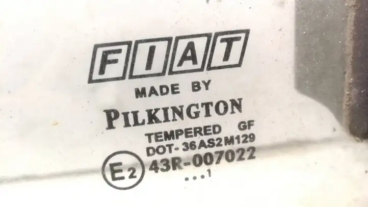 Fiat Doblo (2000 - 2009) DOT36AS2M129 Заднее боковое стекло — фото 7