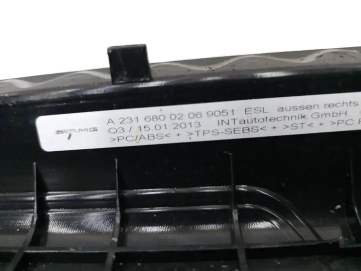 Mercedes-Benz SL R231 (2012 - 2019) A2316801435 Внутренняя отделка переднего порога — фото 2