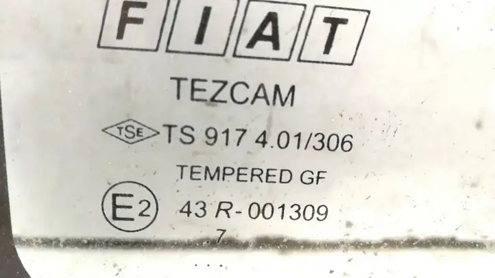 Fiat Doblo (2000 - 2009) 43R001309 Заднее боковое стекло — фото 7