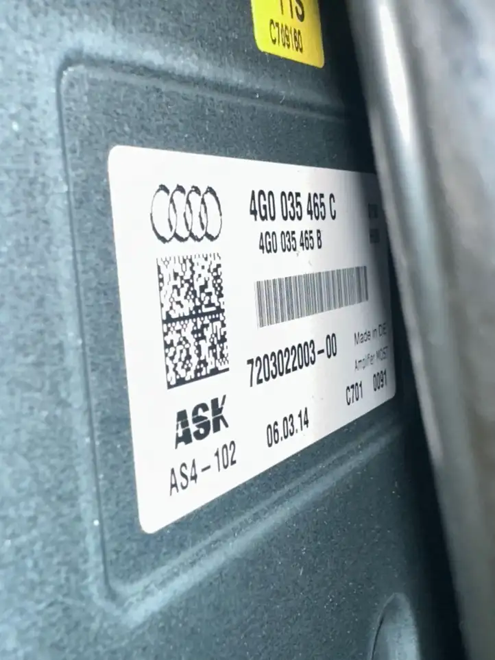 Audi A7 S7 4G (2010 - 2014) 4G0035465B Комплект аудиосистемы — фото 6