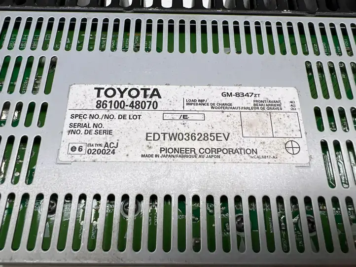 Lexus RX 330 - 350 - 400H (2006 - 2009) 8610048070 Усилитель звука — фото 3