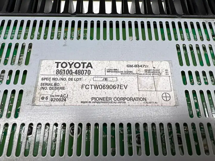 Lexus RX 330 - 350 - 400H (2006 - 2009) 8610048070 Усилитель звука — фото 1