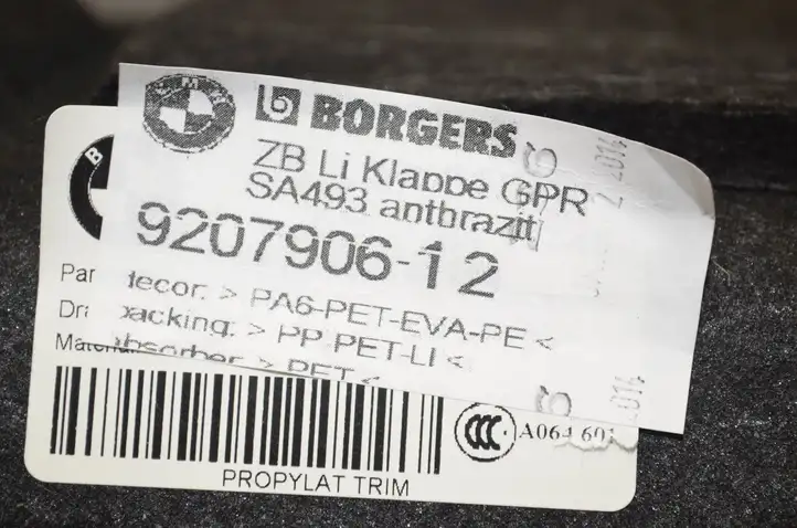 BMW X3 F25 (2010 - 2017) 9207906 Прочая отделка багажника — фото 6