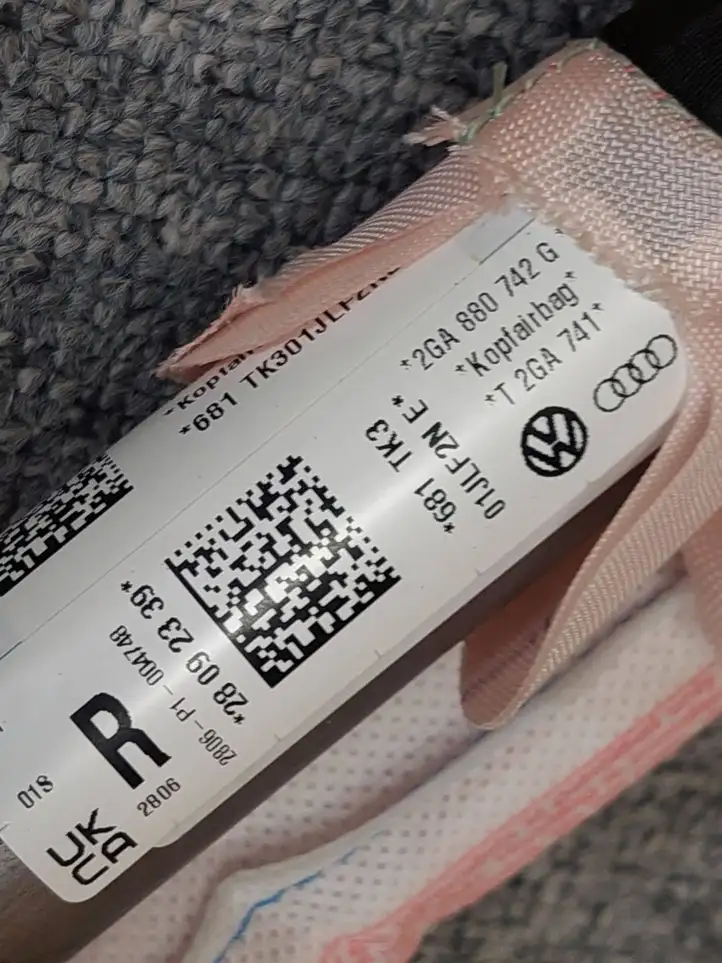 Volkswagen T-Roc (2017 - ) 2GA880741G Боковая подушка безопасности шторка — фото 3
