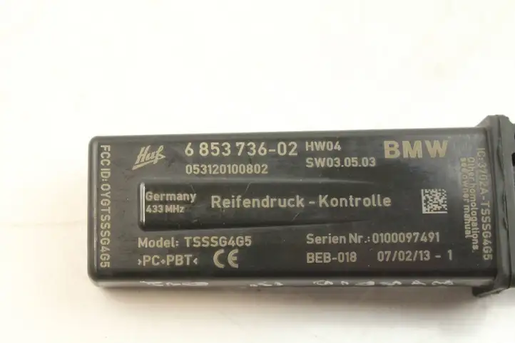 BMW 3 F30 F35 F31 (2012 - 2018) 6853736 Блок управления TPMS — фото 2