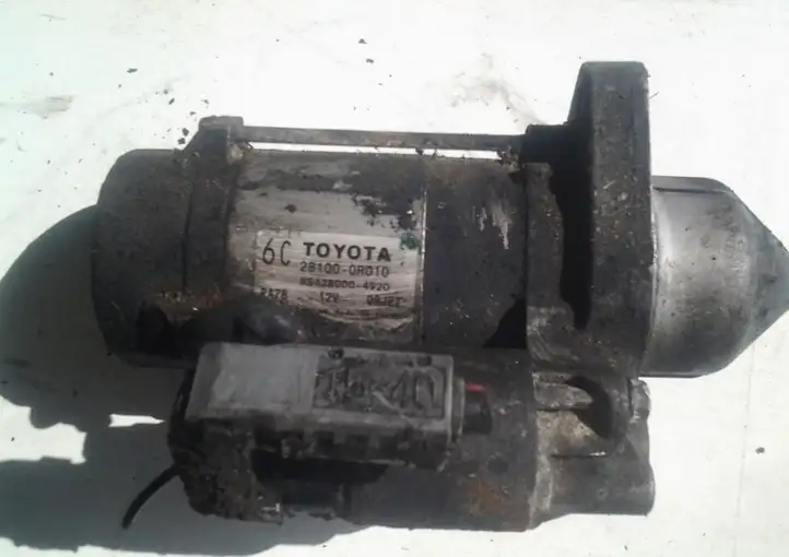Toyota Avensis T250 (2006 - 2009) 281000R010 Стартер — фото 4