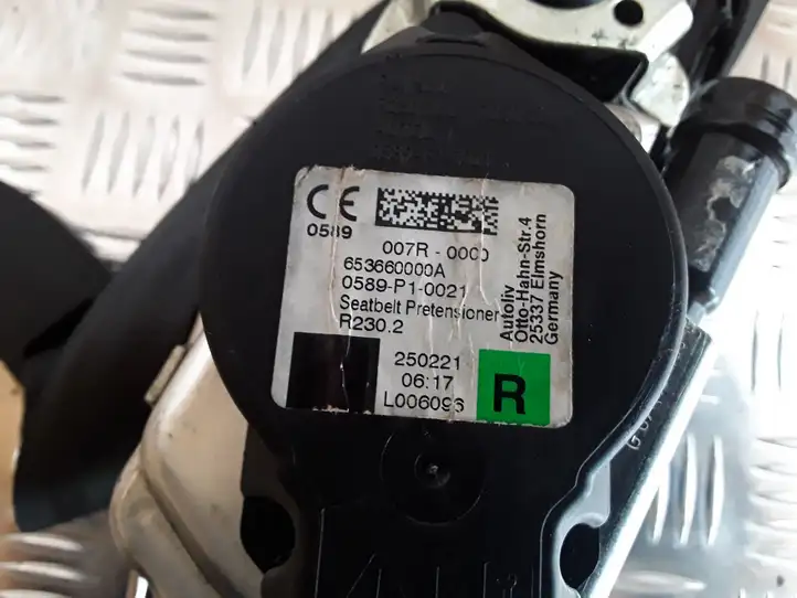 Skoda Enyaq iV (2020 - ) 5LA857706ERAA Передний ремень безопасности — фото 6