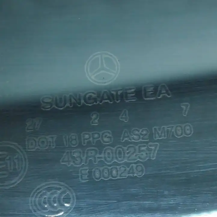 Mercedes-Benz S W221 (2005 - 2013) 43R00257 Стекло задней двери — фото 8