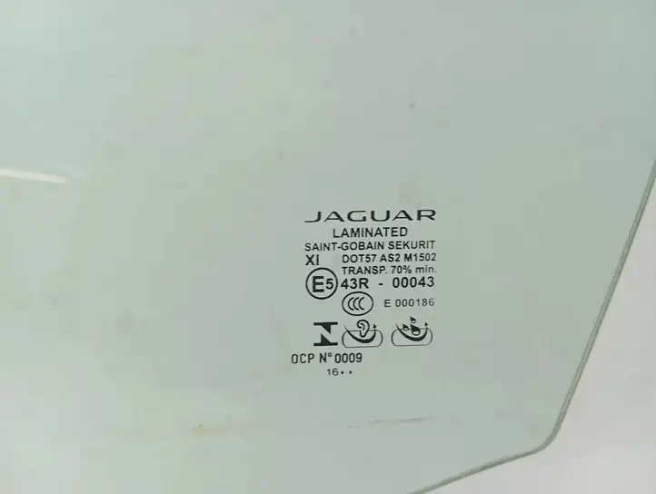 Jaguar XJ X351 (2009 - 2019) DOT57AS2M1502 Стекло задней двери — фото 2