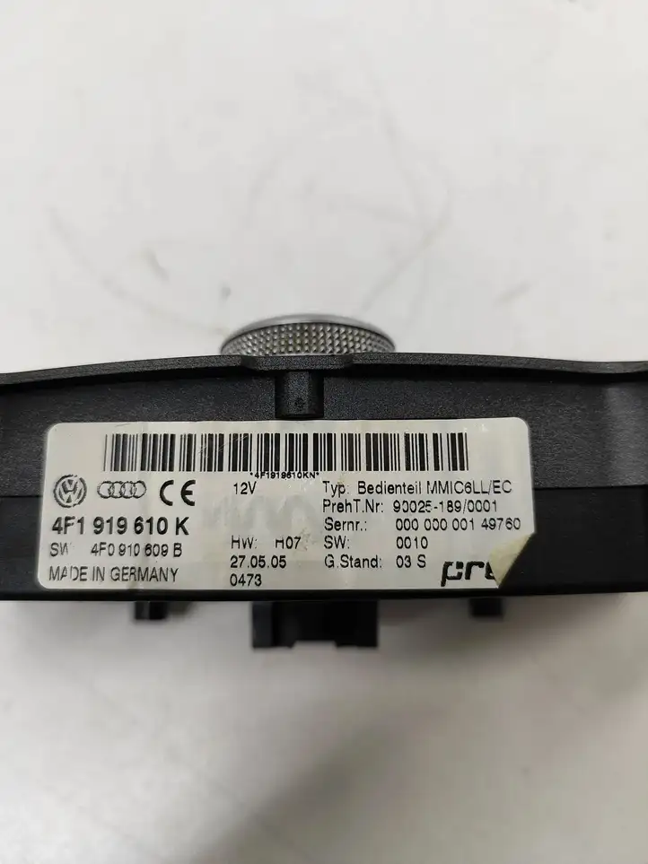 Audi A6 Allroad C6 (2006 - 2008) 4F1919610K Контроллер мультимедийной системы — фото 7