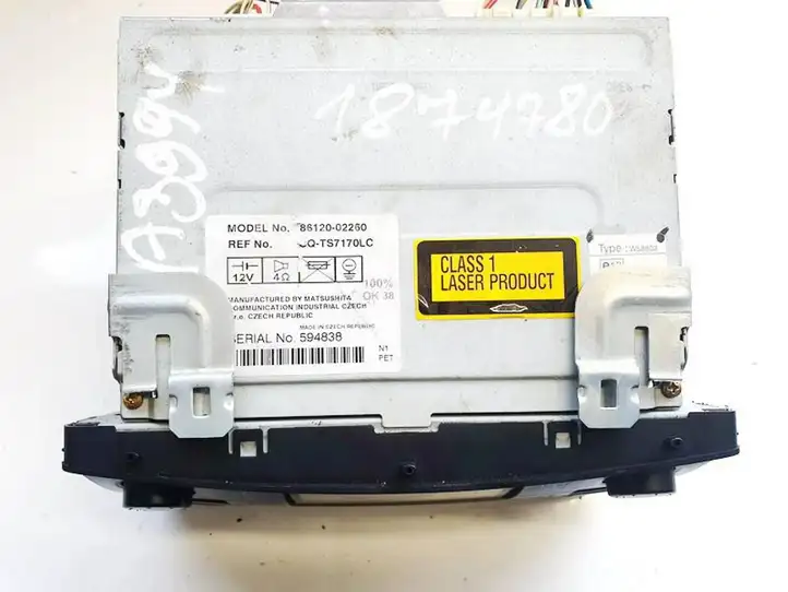 Toyota Corolla E120 E130 (2000 - 2004) 8612002260 Магнитола / мультимедийная система — фото 3