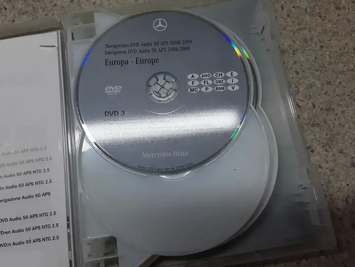 Mercedes-Benz ML W164 (2005 - 2011) A1718271259 Навигационные карты CD/DVD — фото 2