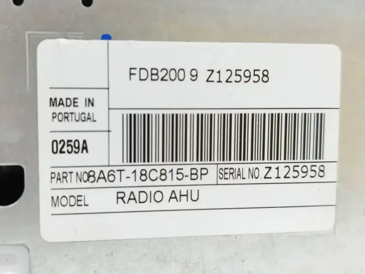 Ford Fiesta (2009 - 2012) AA6T18C815BP Магнитола / мультимедийная система — фото 6