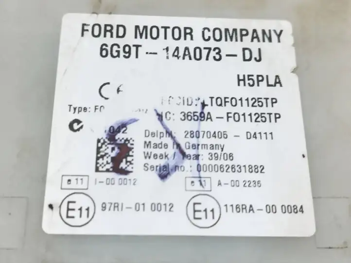 Ford S-MAX (2006 - 2010) 6G9T14A073DJ Блок предохранителей — фото 6
