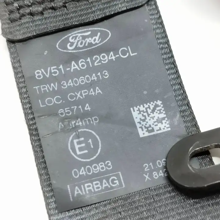 Ford Fiesta (2009 - 2012) 8V51A61294CL Передний ремень безопасности — фото 6