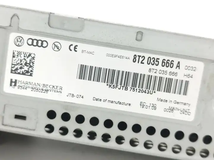 Audi Q5 SQ5 (2008 - 2012) 8T2035666A Магнитола / мультимедийная система — фото 2