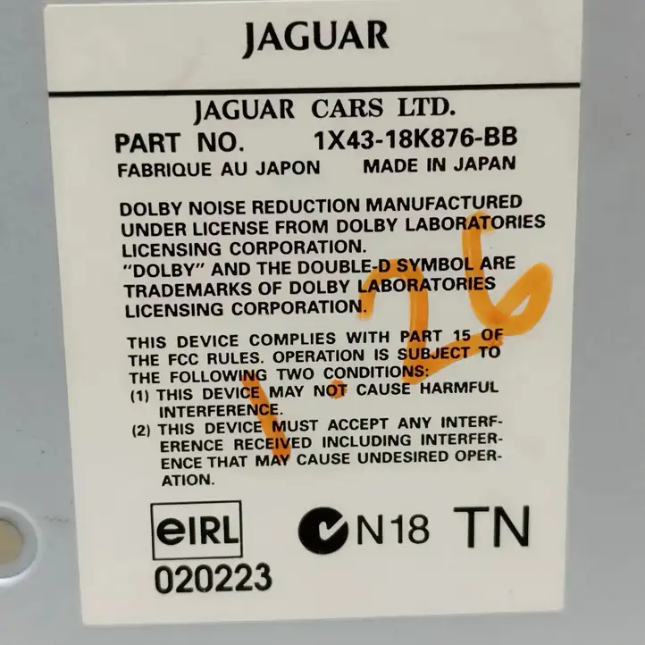 Jaguar X-Type (2001 - 2008) 1X4310E889CE Магнитола / мультимедийная система — фото 4