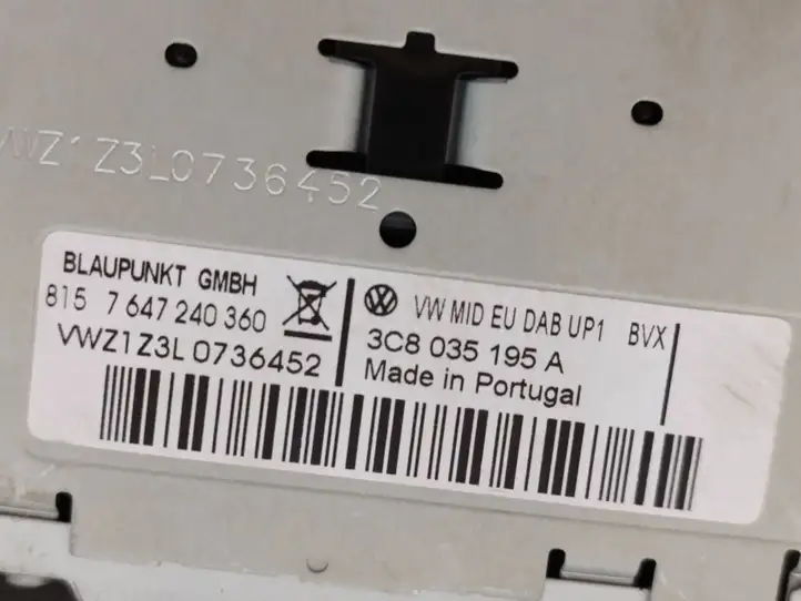 Volkswagen PASSAT B7 (2011 - 2014) 3C8035195A Магнитола / мультимедийная система — фото 8