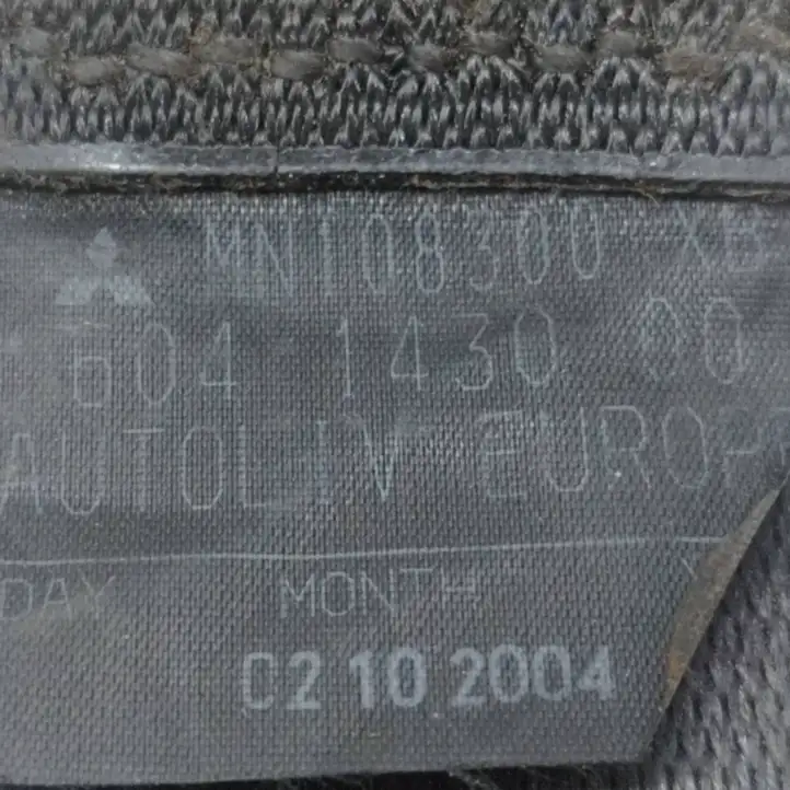 Mitsubishi Colt (2004 - 2008) 602441100 Задний ремень безопасности — фото 7